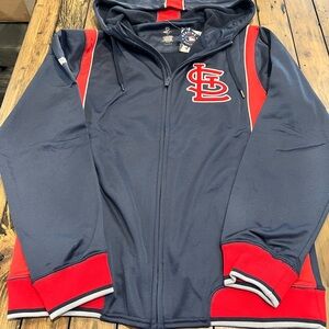 NWT Stitches St louis cardinals zip up hoodies mens large